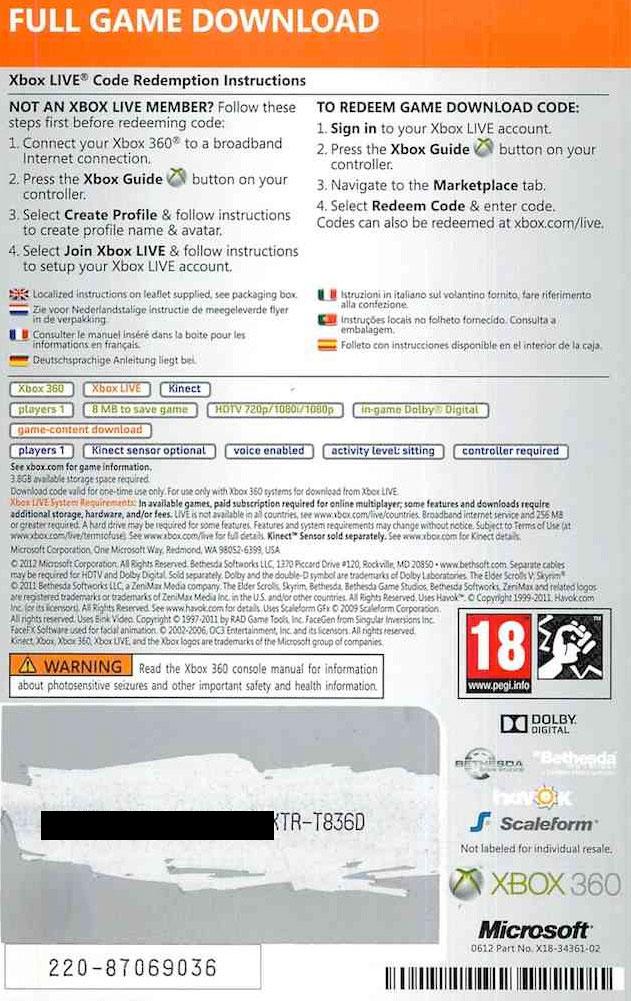 Borderlands 2 Xbox 360 Digital Download Code - Download instantly via Xbox Live