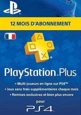 PlayStation Plus: abonnement de 12 mois (Playstation Plus CARD PSN FRANCE 365 Days)