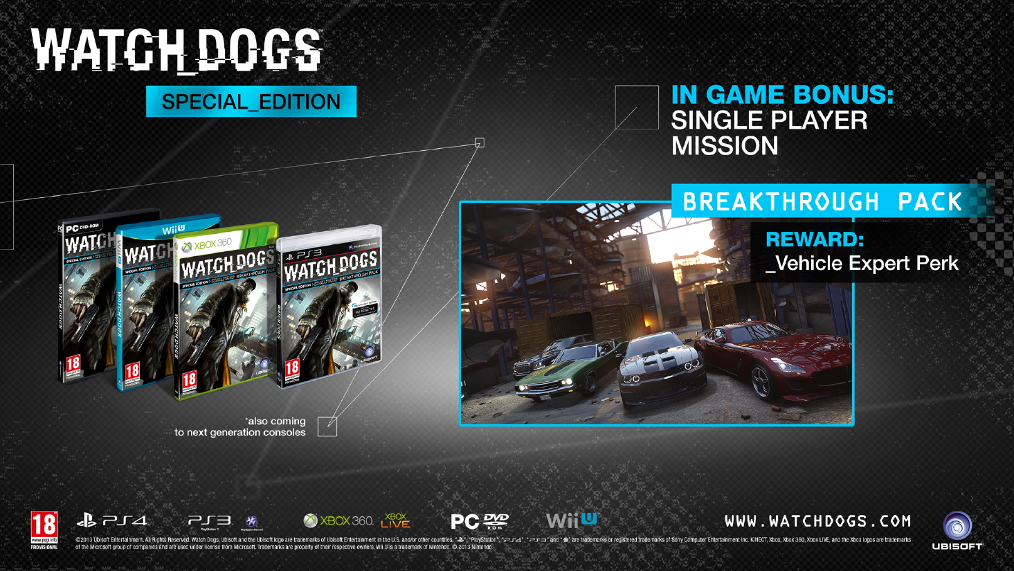 Watch Dogs: Breakthrough Pack DLC - CD Key for Ubisoft Connect