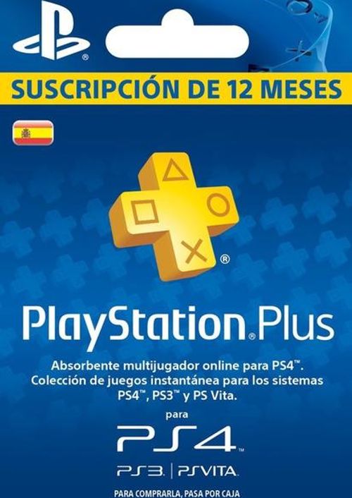 PlayStation Plus: Código de 12 meses (Playstation Plus CARD PSN SPAIN 365 Days)