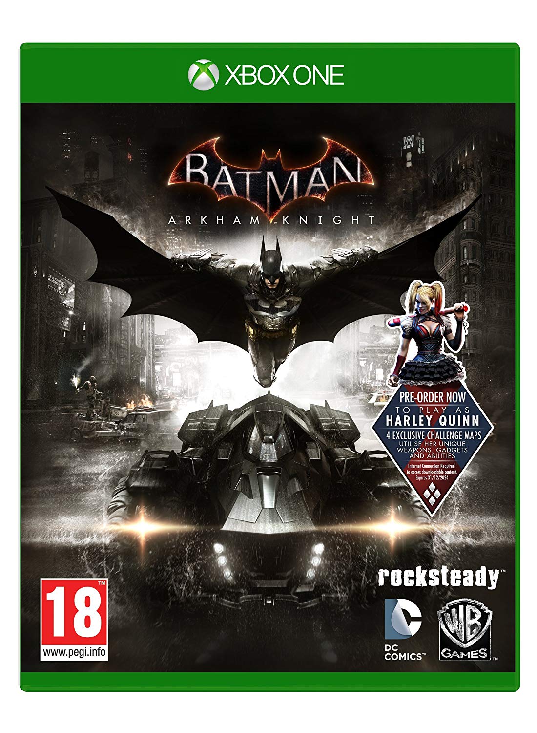 Batman: Arkham Knight Premium Edition Digital Download Key (Xbox One): GLOBAL (works worldwide)