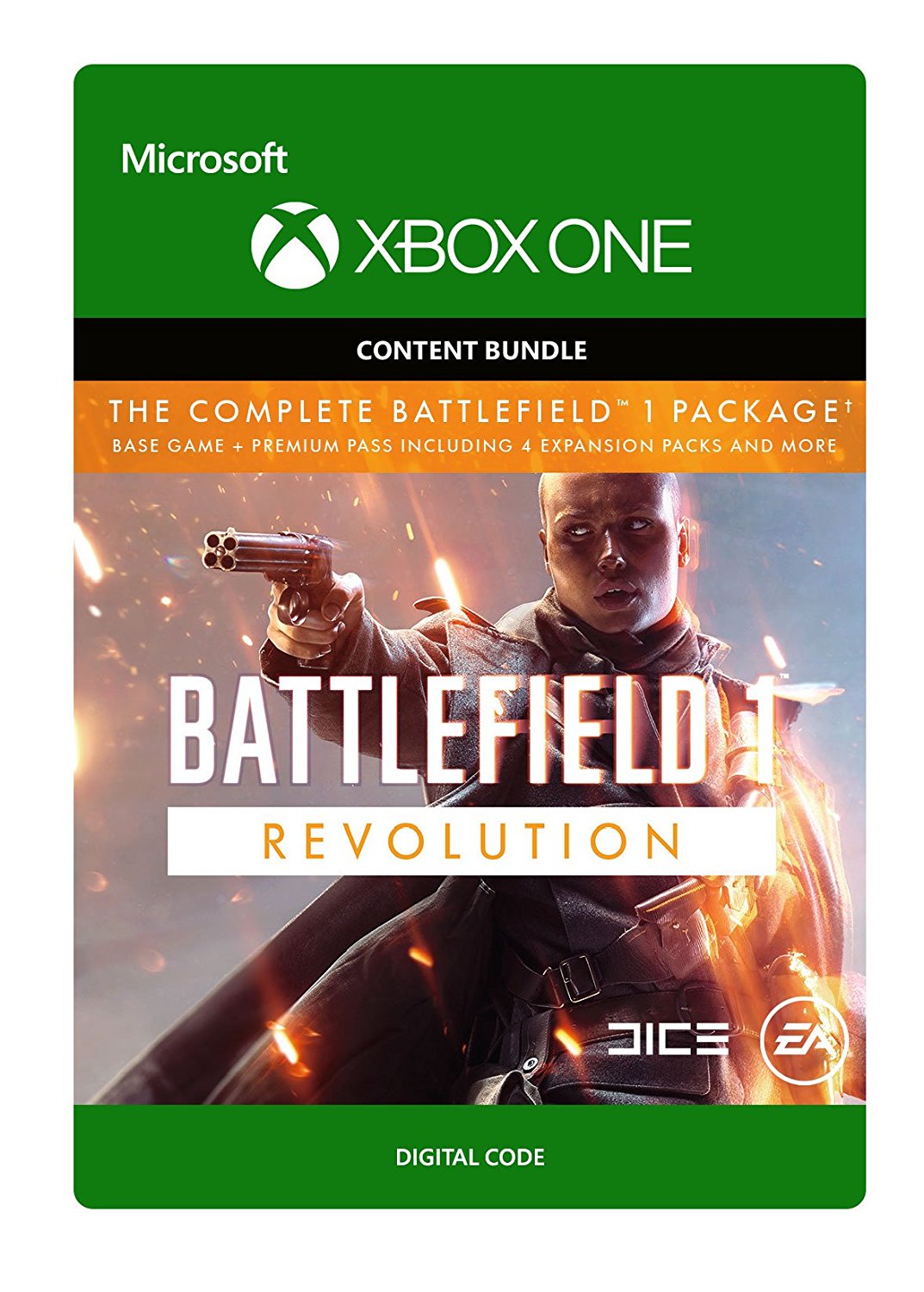 Battlefield 1: Revolution Edition Digital Copy CD Key (Xbox One): US Region (North America)