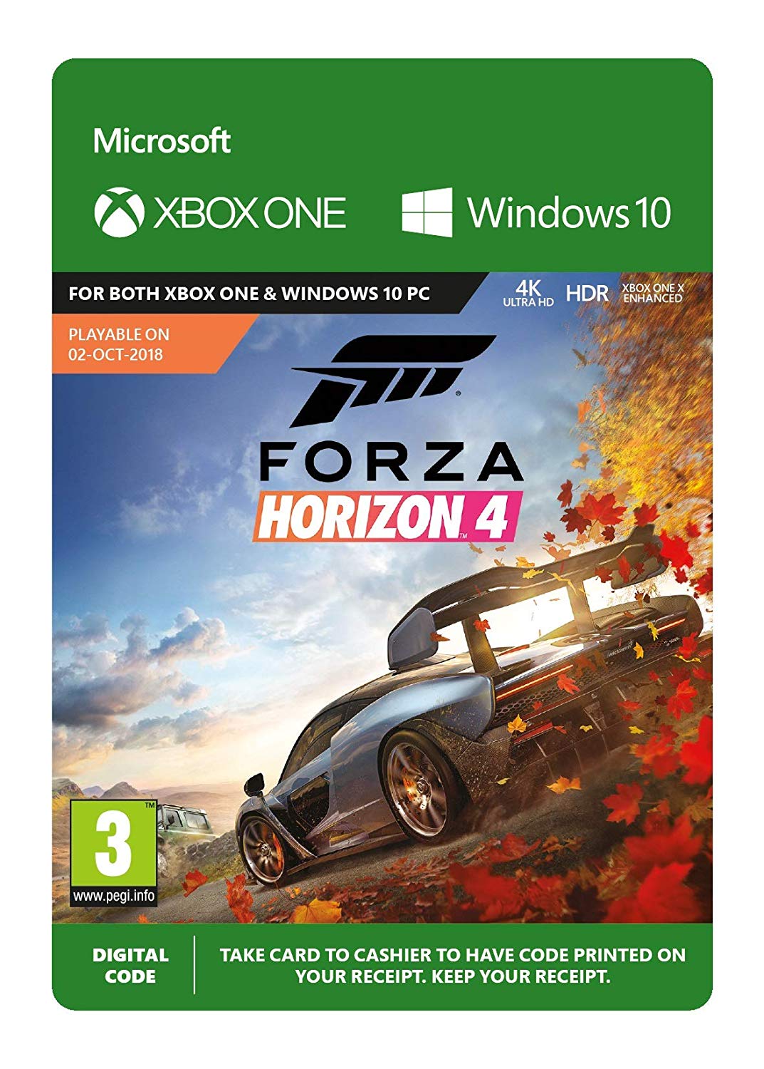 Forza Horizon 3 XBOX One / Windows 10 CD Key