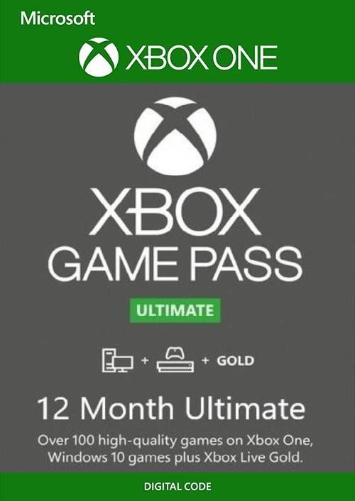 xbox game pass ultimate 12 month digital code