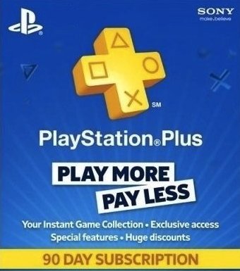 Playstation Plus 90 Day Code (IT)