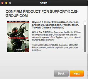 Crysis 3 Hunter Edition CD key